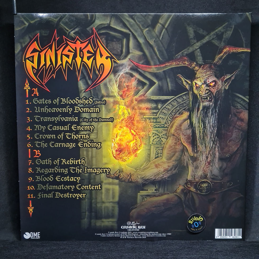 Miniatura: Sinister - The Carnage Ending (Ltd. Edit. Coloured LP)