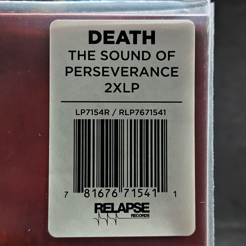 Miniatura: Death - The Sound Of Perseverance (Ltd. Edt. Reissue 2020 on Black Double Vinyl)
