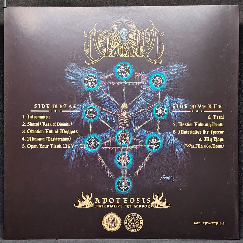 Miniatura: Death's Cold Wind - Apoteosis (Materialize the Horror) (Ltd. Edt. 2026 on Black)