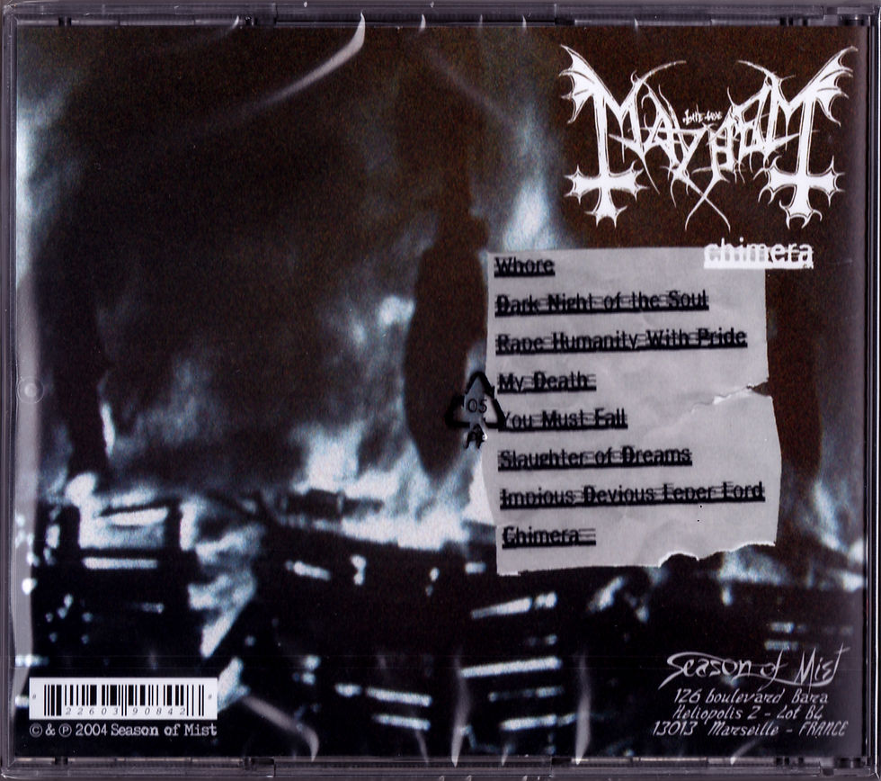 Miniatura: Mayhem - Chimera (Original 2004)