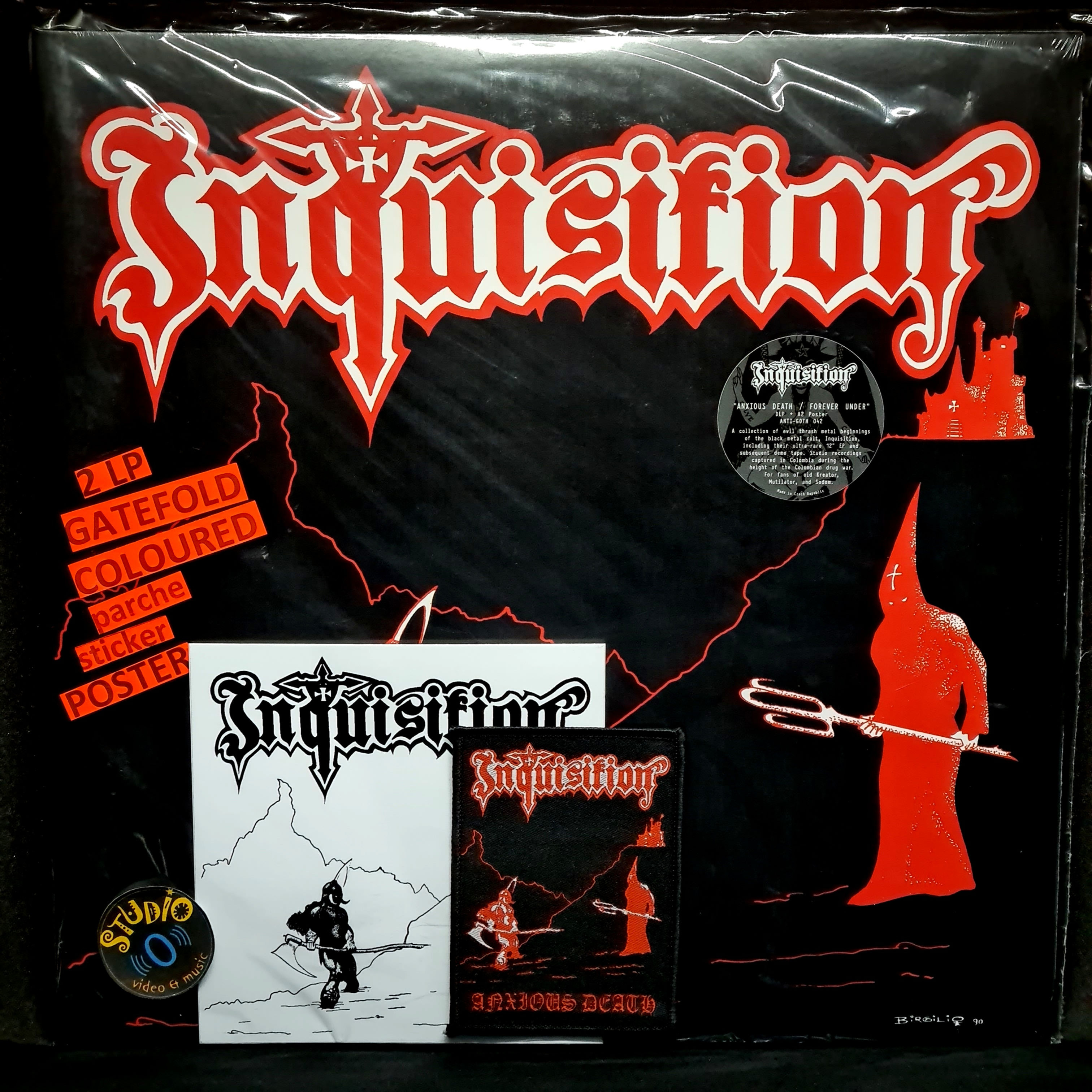 Inquisition - Anxious Death / Forever Under (Ltd. Die Hard Edit. 2 Red LP)