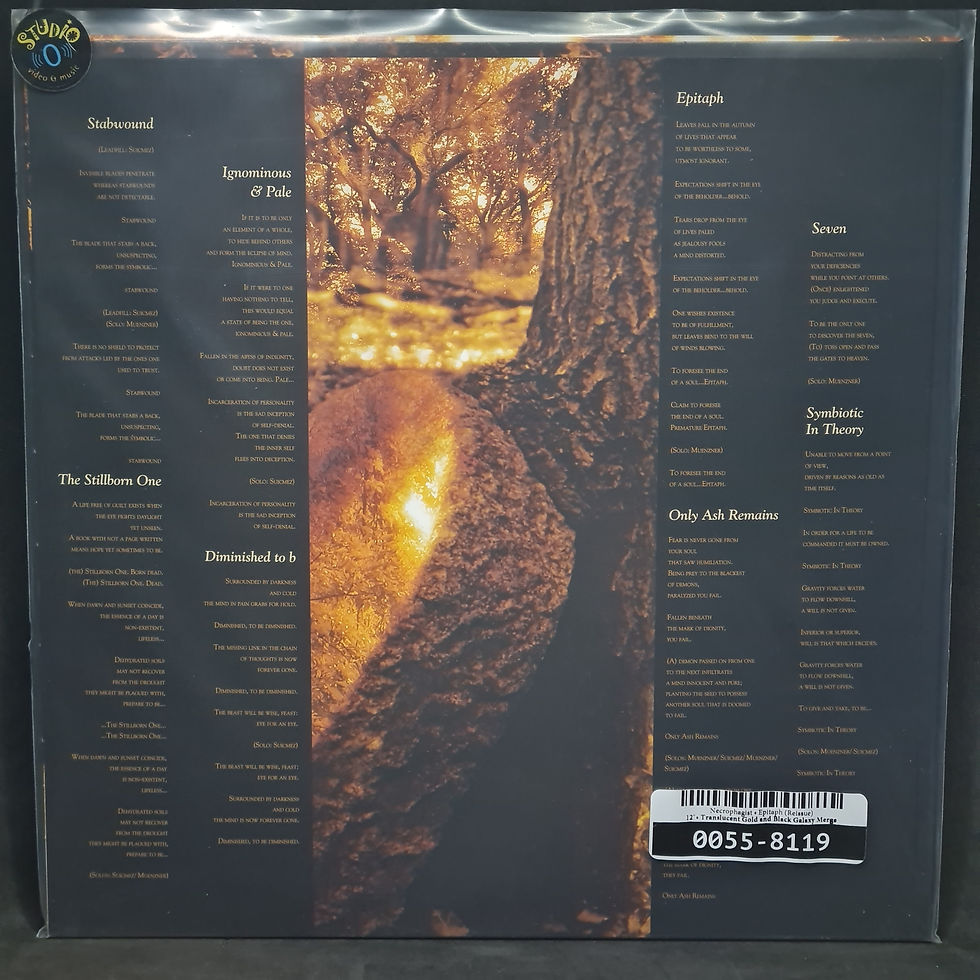 Miniatura: Necrophagist - Epitaph (Ltd. Reissue 2017 LP)