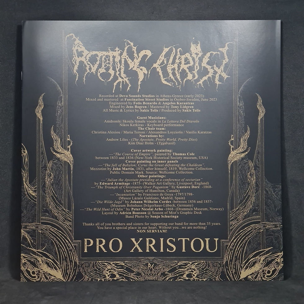 Miniatura: Rotting Christ - Pro Xristou (Strictly Ltd. Colored LP)