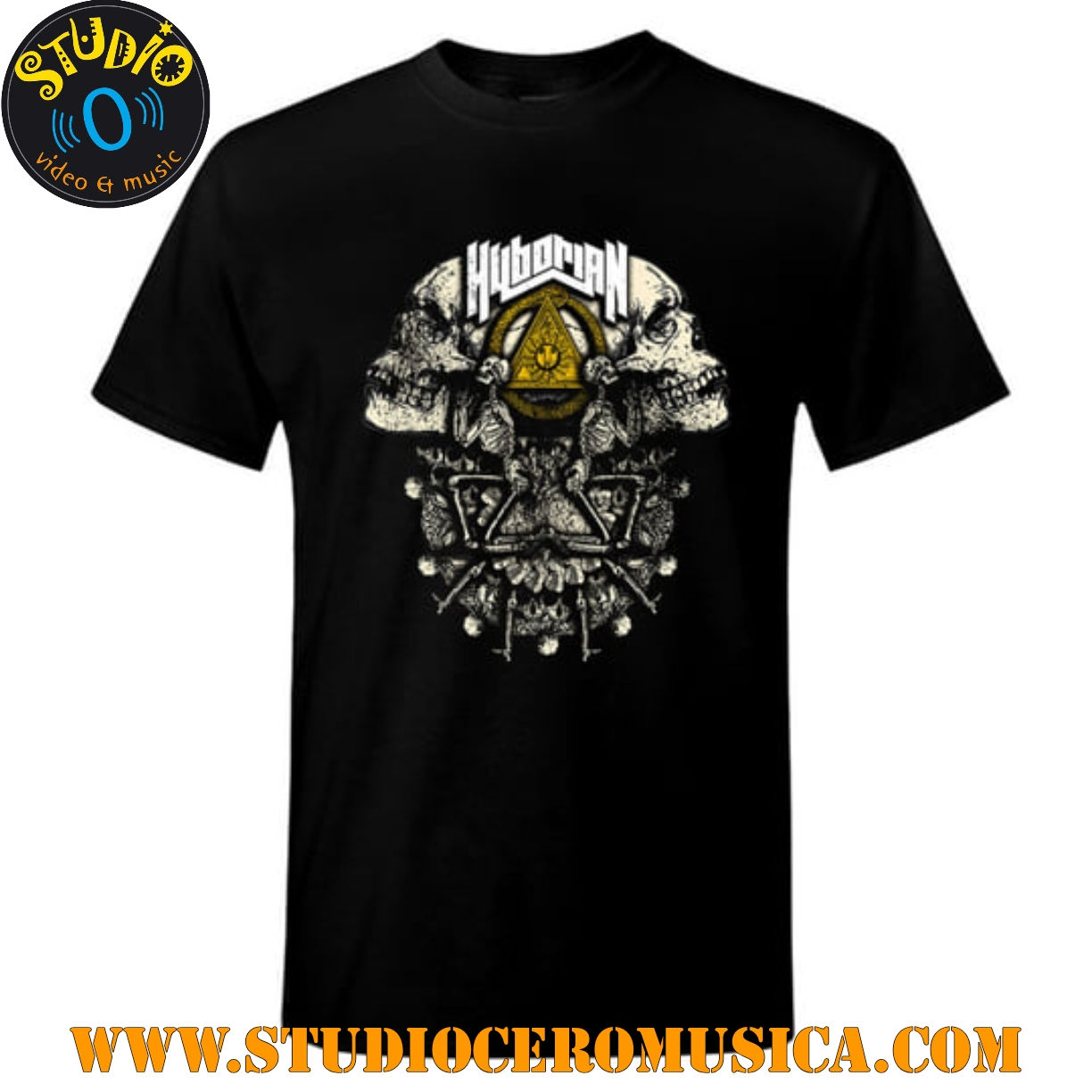 Hyborian - Skulls (T-shirt-MEDIUM)