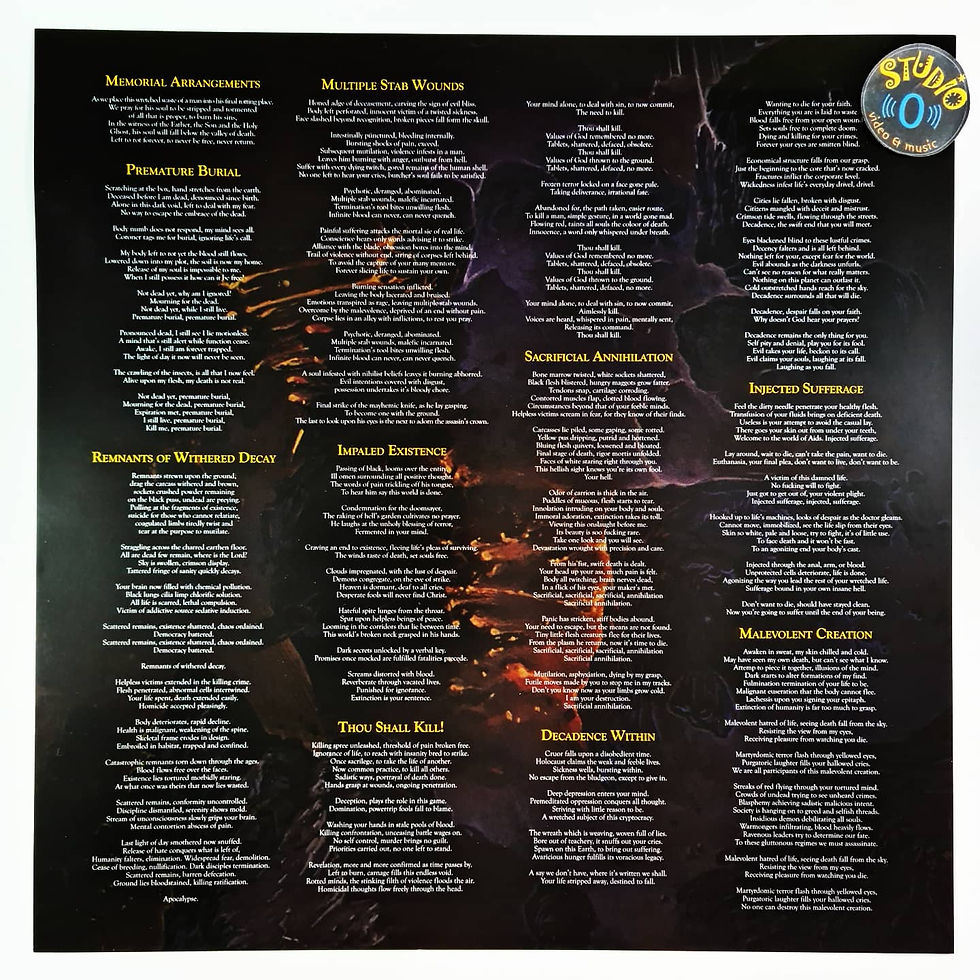Miniatura: Malevolent Creation - The Ten Commandments (Limited Edition Reissue LP)