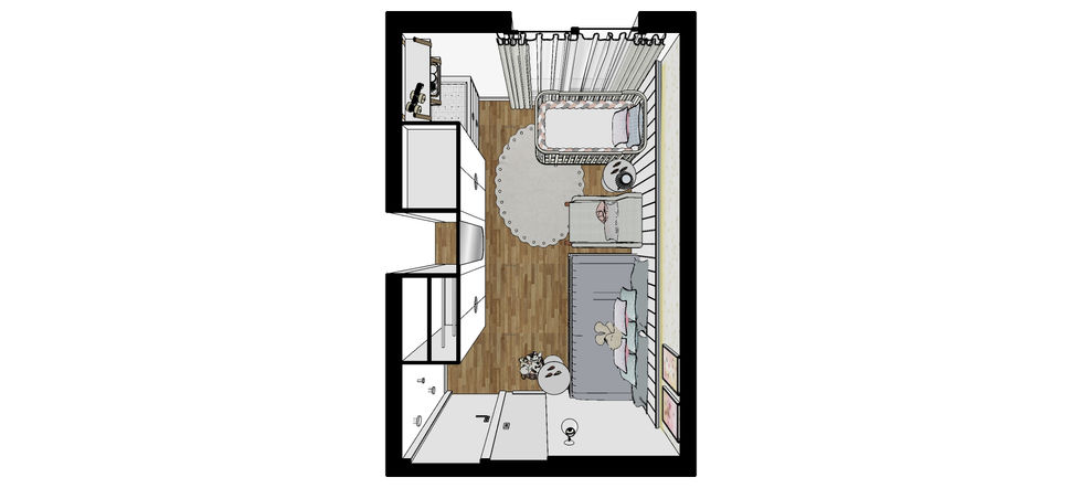 Maria Amália RN quarto de menina