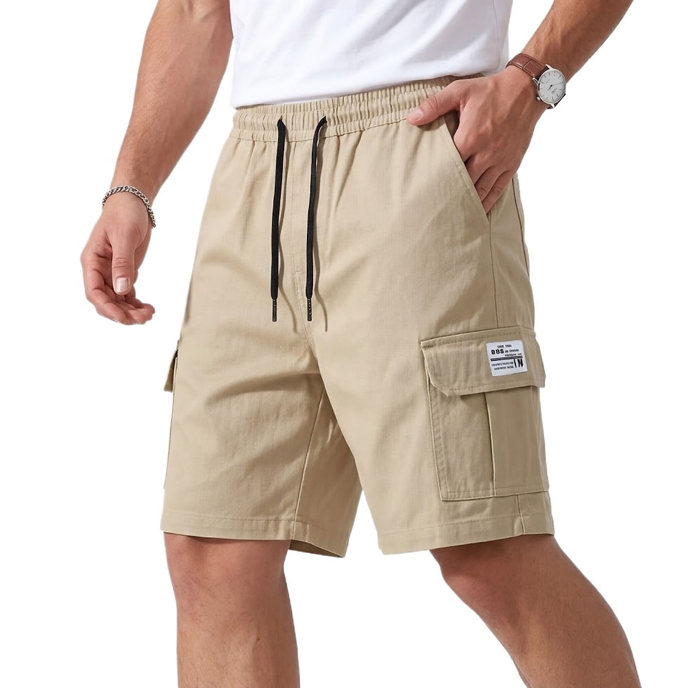 Thumbnail: Summer Casual Bermuda Short Pants Sportwear Cargo Knee Pants Jogging Gym Man Mul