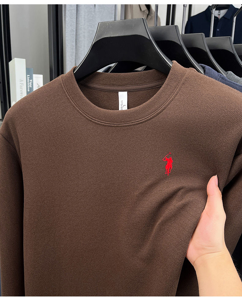 Thumbnail: Luxury brand long sleeve T-shirt men's autumn Paul trendy exquisite pony embroid