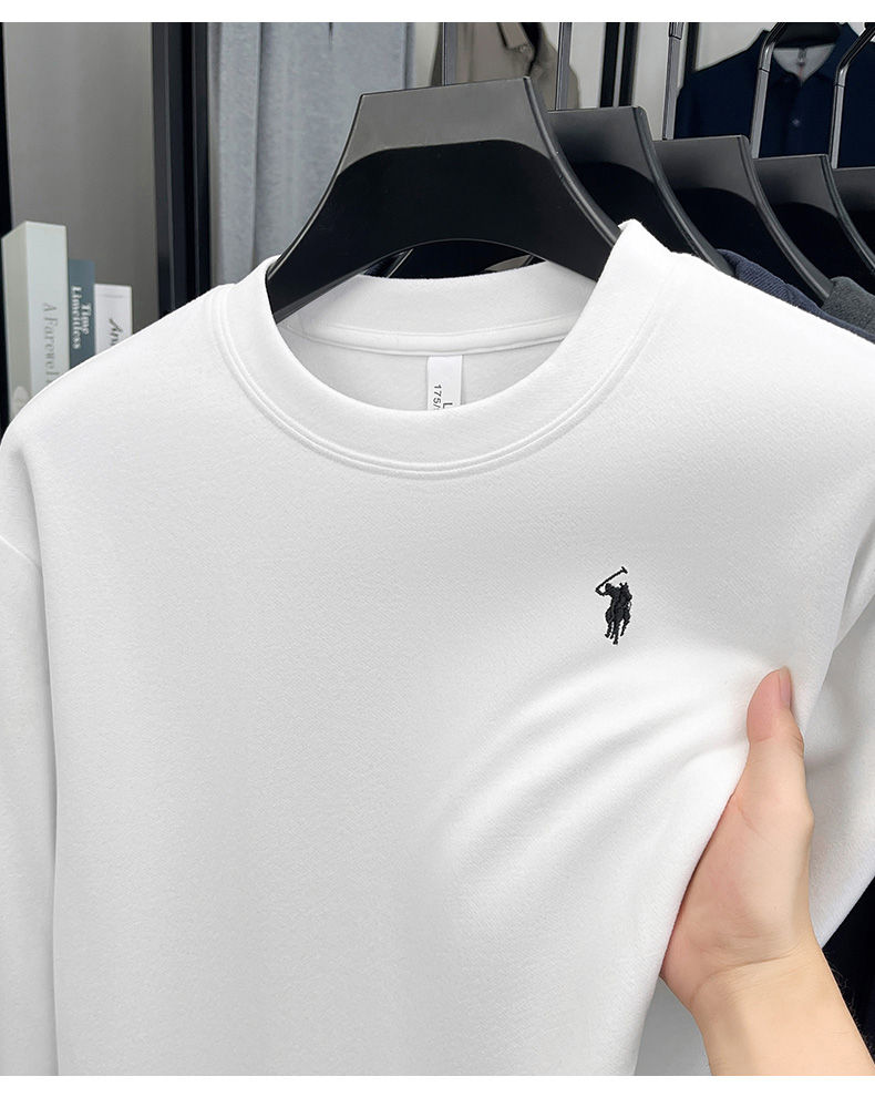 Thumbnail: Luxury brand long sleeve T-shirt men's autumn Paul trendy exquisite pony embroid