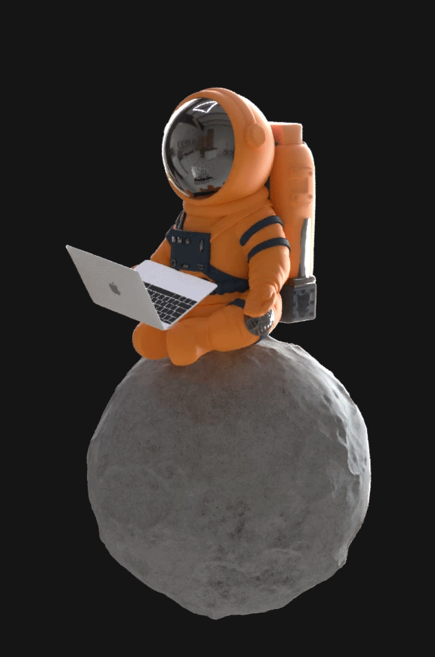 astronauta criativo