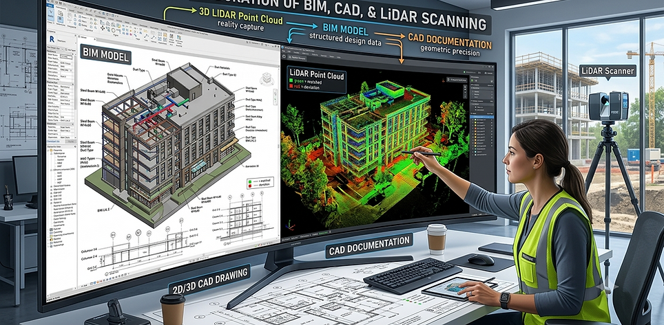 Best CAD & BIM with LiDAR in Surat, GJ.Workflow for design, and asset management Scan to CAD,LiDAR to CAD Conversion,Point Cloud to CAD,LiDAR BIM Modeling,Mobile Laser Scanning