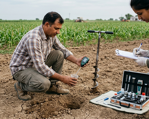 Soil Testing Company Contact Number inAhmedabad, GJ.Crop Production,Gardening and Landscaping soil health assessment,precision soil sampling,sensor-based soil testing,soil testing for agriculture