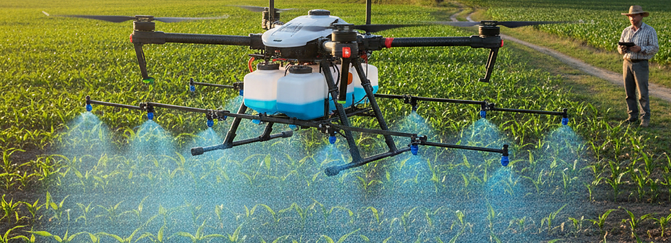 Top Agriculture Drone Spray Company in Hyderabad, TS.deliver pesticides, fertilizers,reducing labor Precision Agriculture,Crop-Spraying Drones,Fertilizer & Pesticide Spraying,Digital Farming Solutions