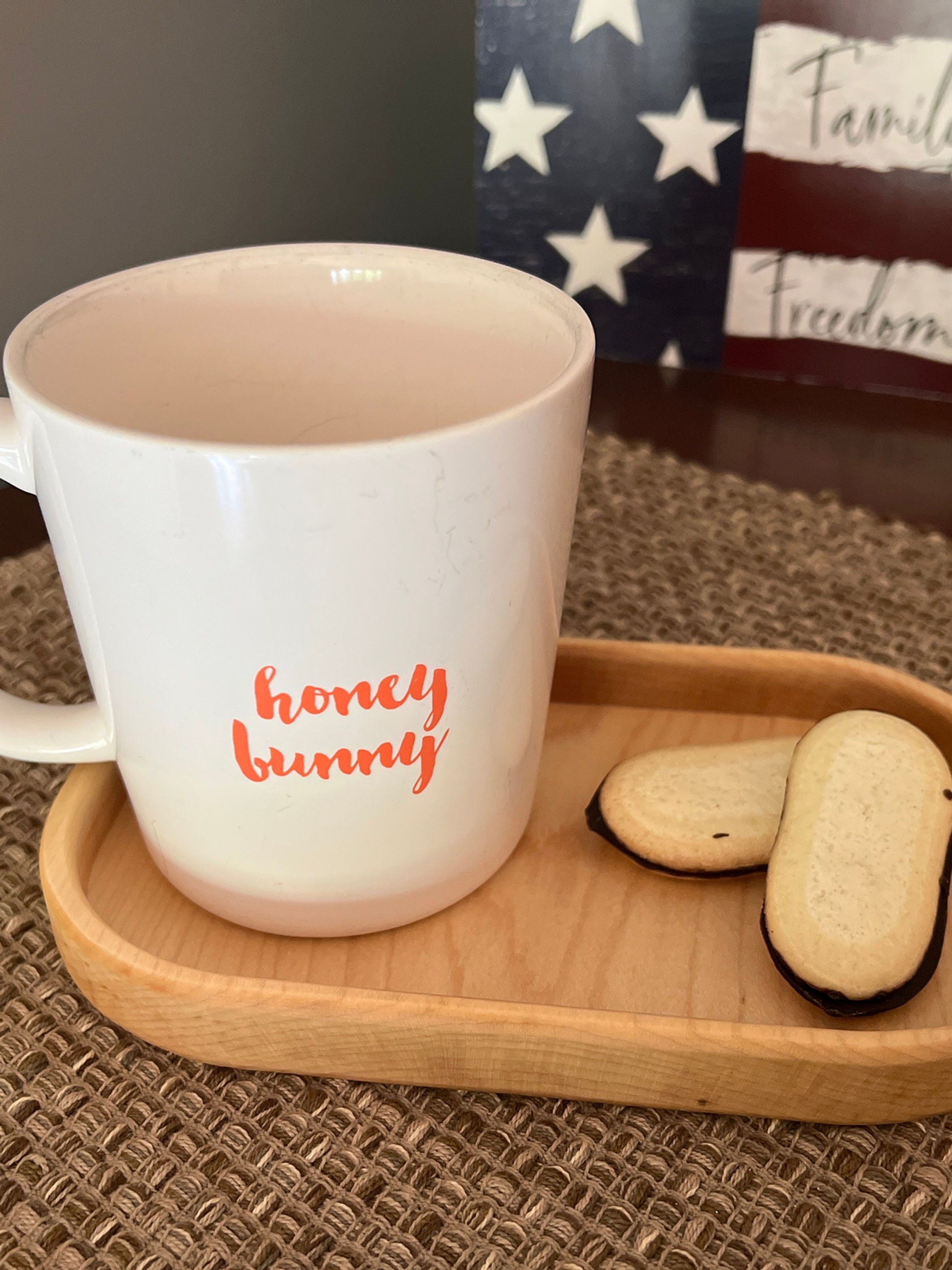 Wooden Tea Tray | Vanity Tray | Handmade Wooden Tray for Keys, Coins, and More