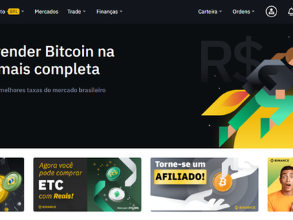 BINANCE -  PLANTAFORMA PARA COMPRAR E VENDER CRIPTOMEDAS
