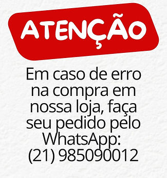 Aviso de como comprar pelo WhatsApp em caso de algum problema