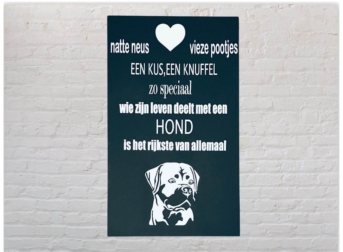 Tekstbord Rottweiler