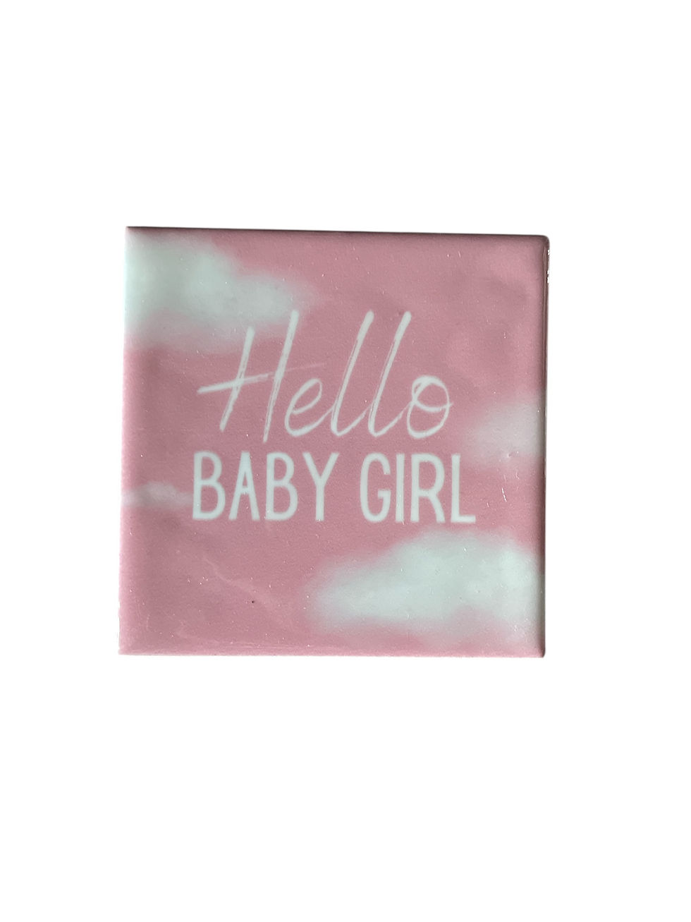 Thumbnail: Tegeltje hello baby girl