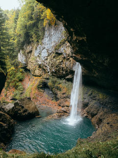 Photo d'une cascade
