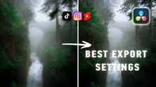 Les meilleurs paramètres d'exportation reels Instagram ! (Tuto Davinci Resolve)