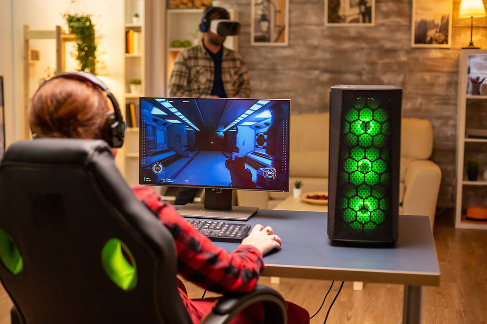 Salle de gaming.