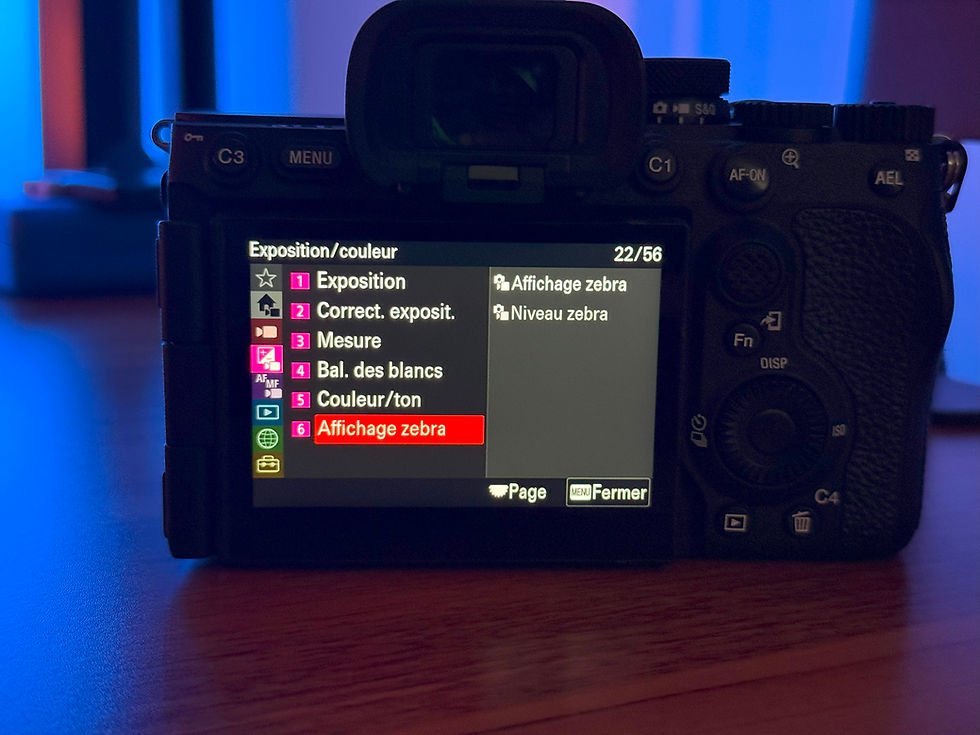 Appareil photo Sony.