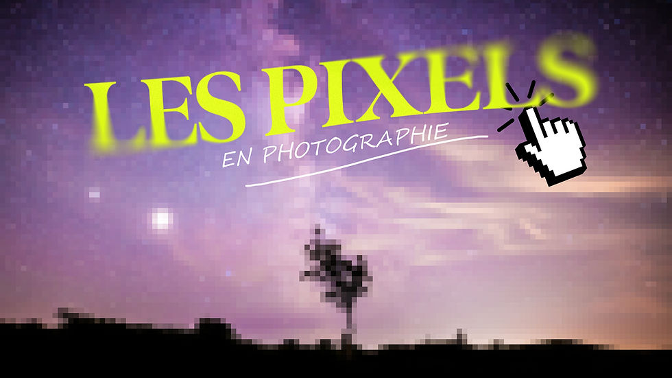 Les mégapixels en photo.