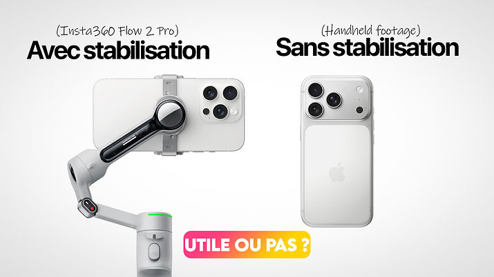 Comment stabiliser vidéo smartphone.