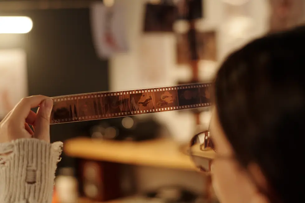 Pellicule argentique.