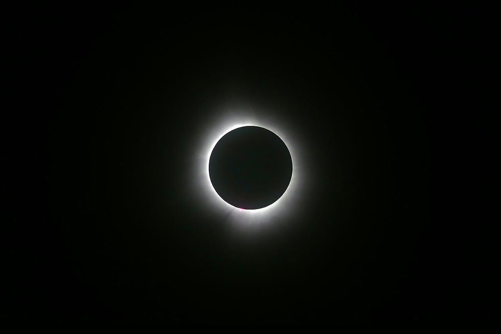 Image d'une éclipse totale.