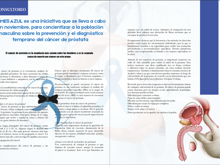 EL MES AZUL es una iniciativa que se lleva a cabo en noviembre...