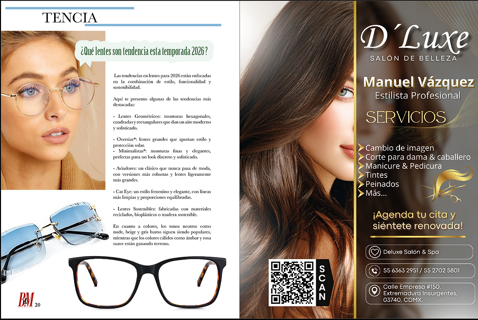 ¿Qué lentes son tendencia esta temporada 2026?