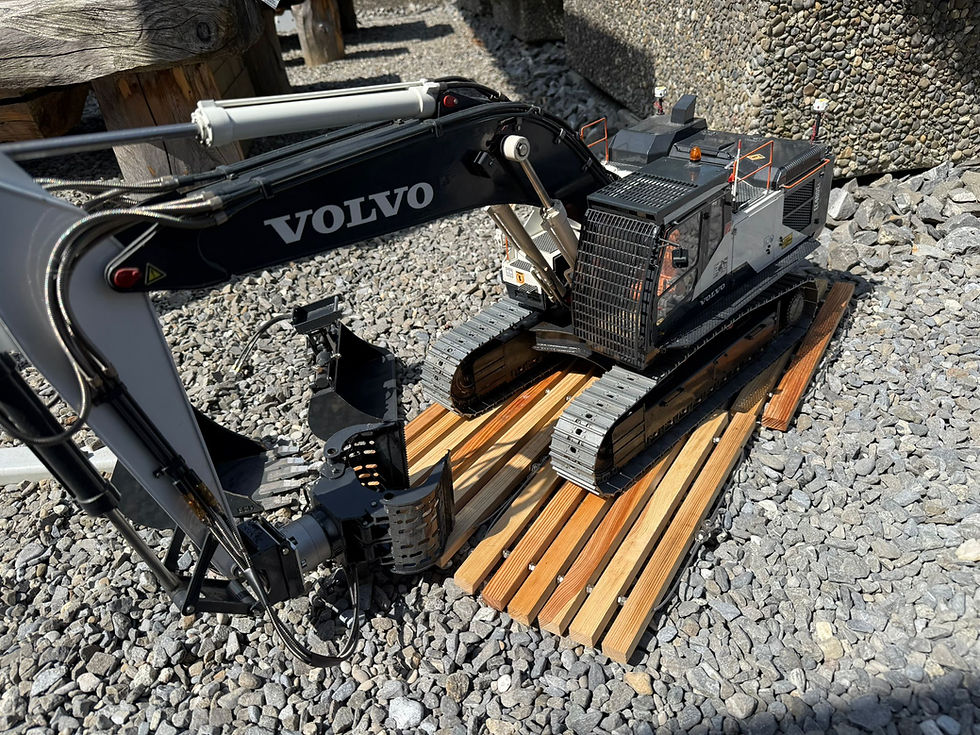 Miniature : RC Bagger  Hydraulisch Egli