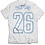 תמונה ממוזערת: Einsof Athletic | חולצה ספורט מקורית עם שם ומספר לבן גדול בגב וקטן בחזית
