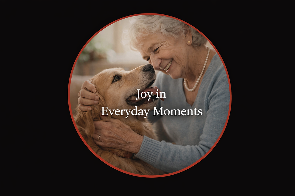 Joy in everyday moments