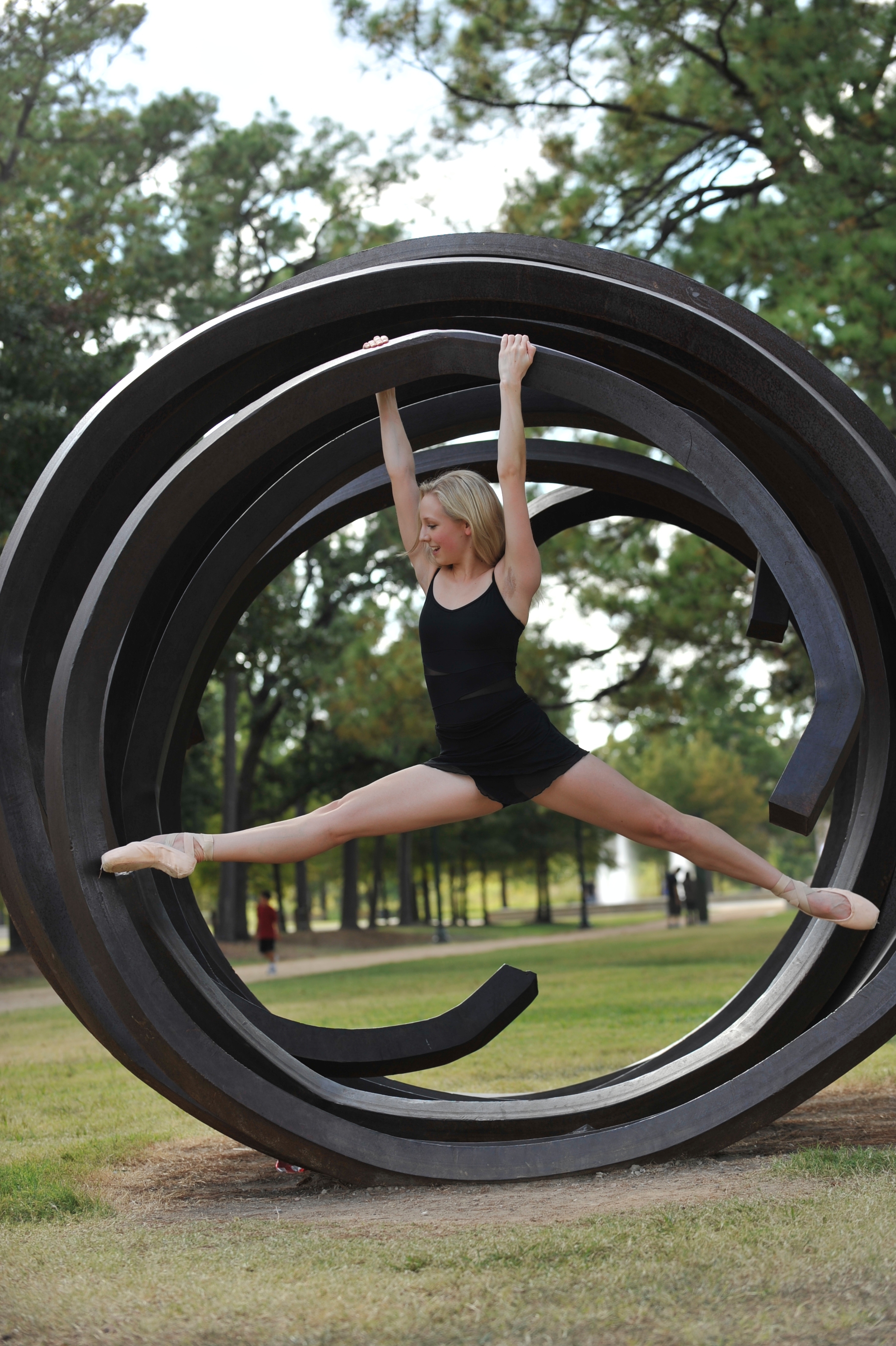 Dancing in Hermann Park