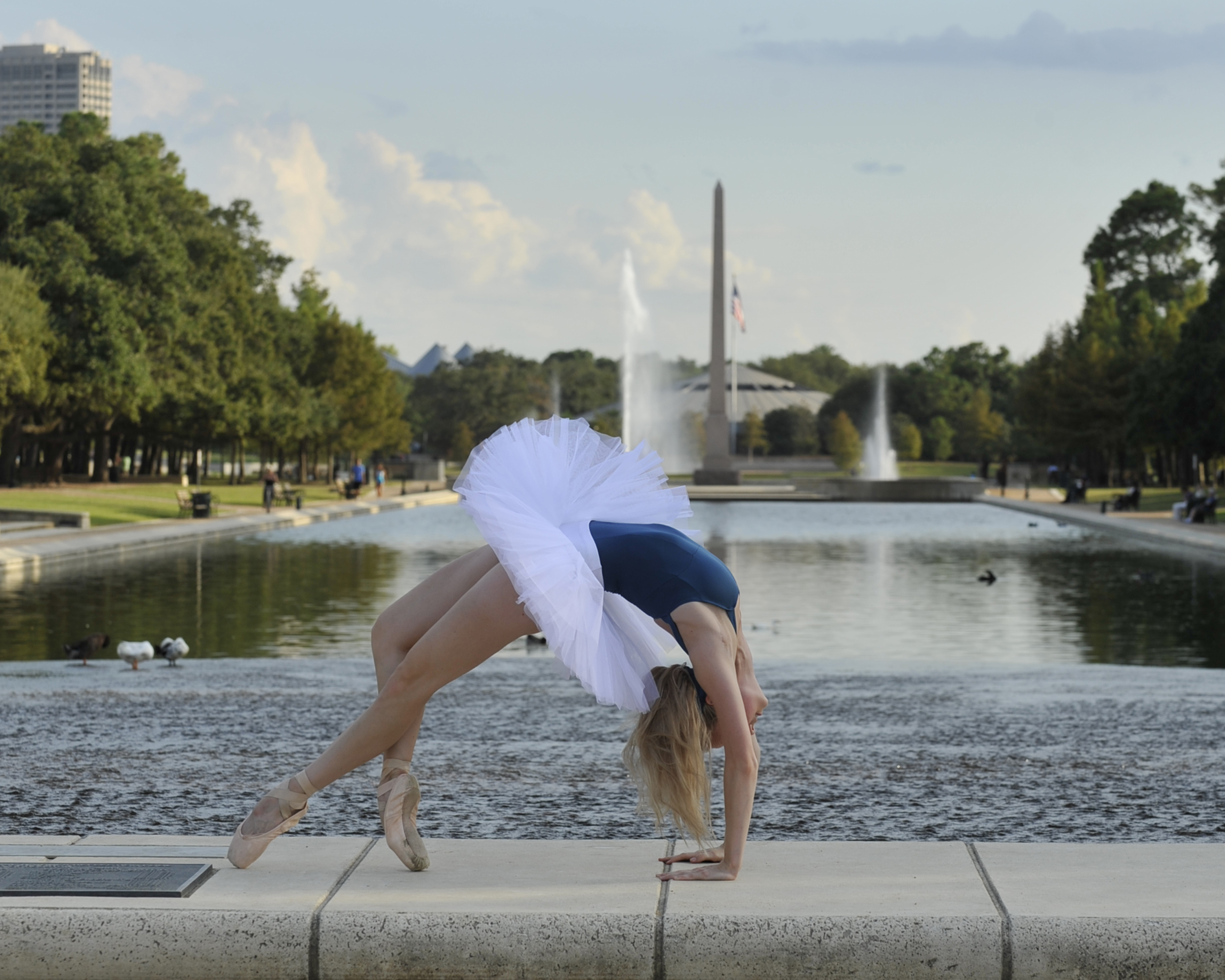 Dancing in Hermann Park