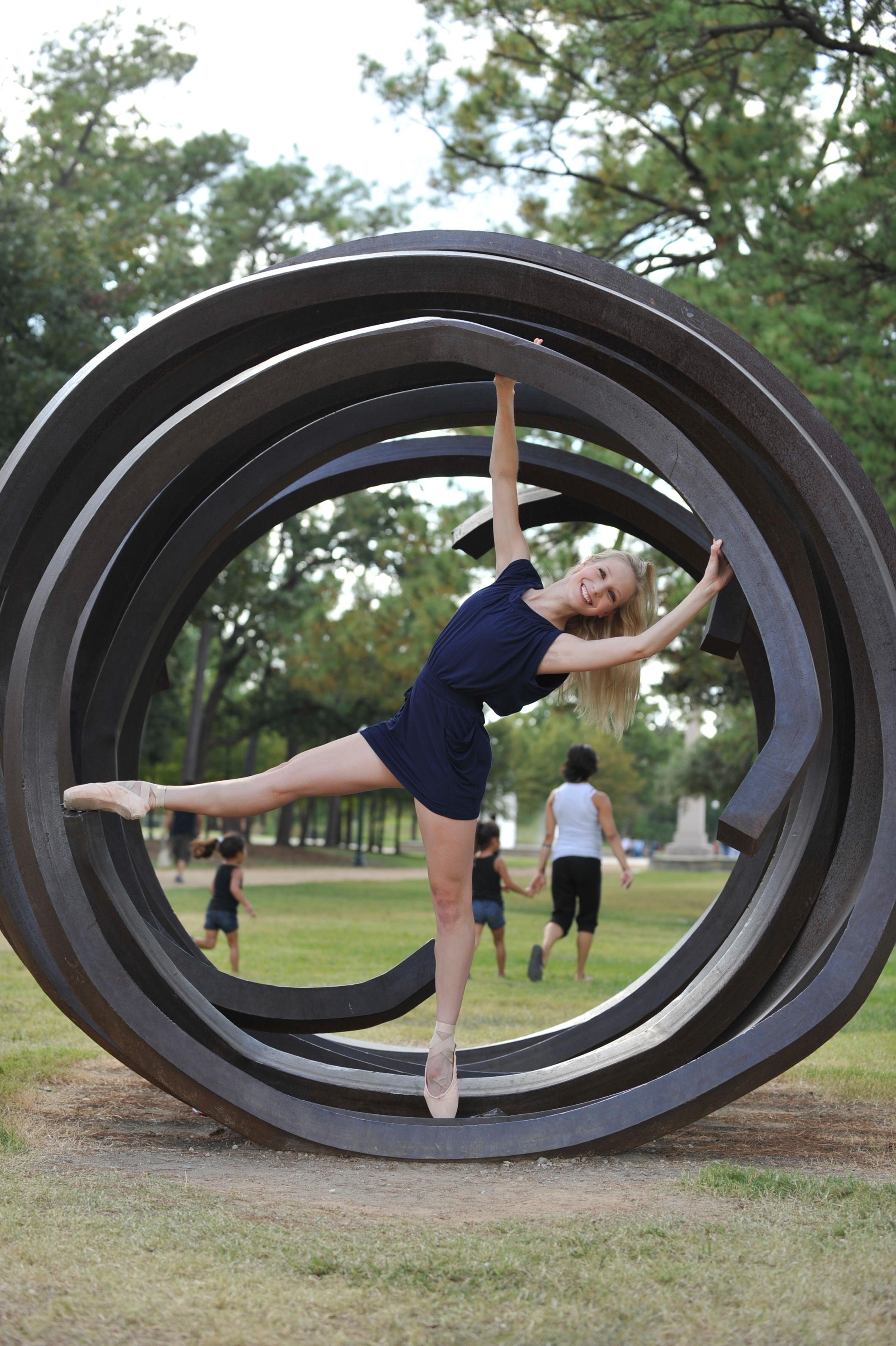 Dancing in Hermann Park