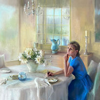 Pastel on paper by Mary Aslin