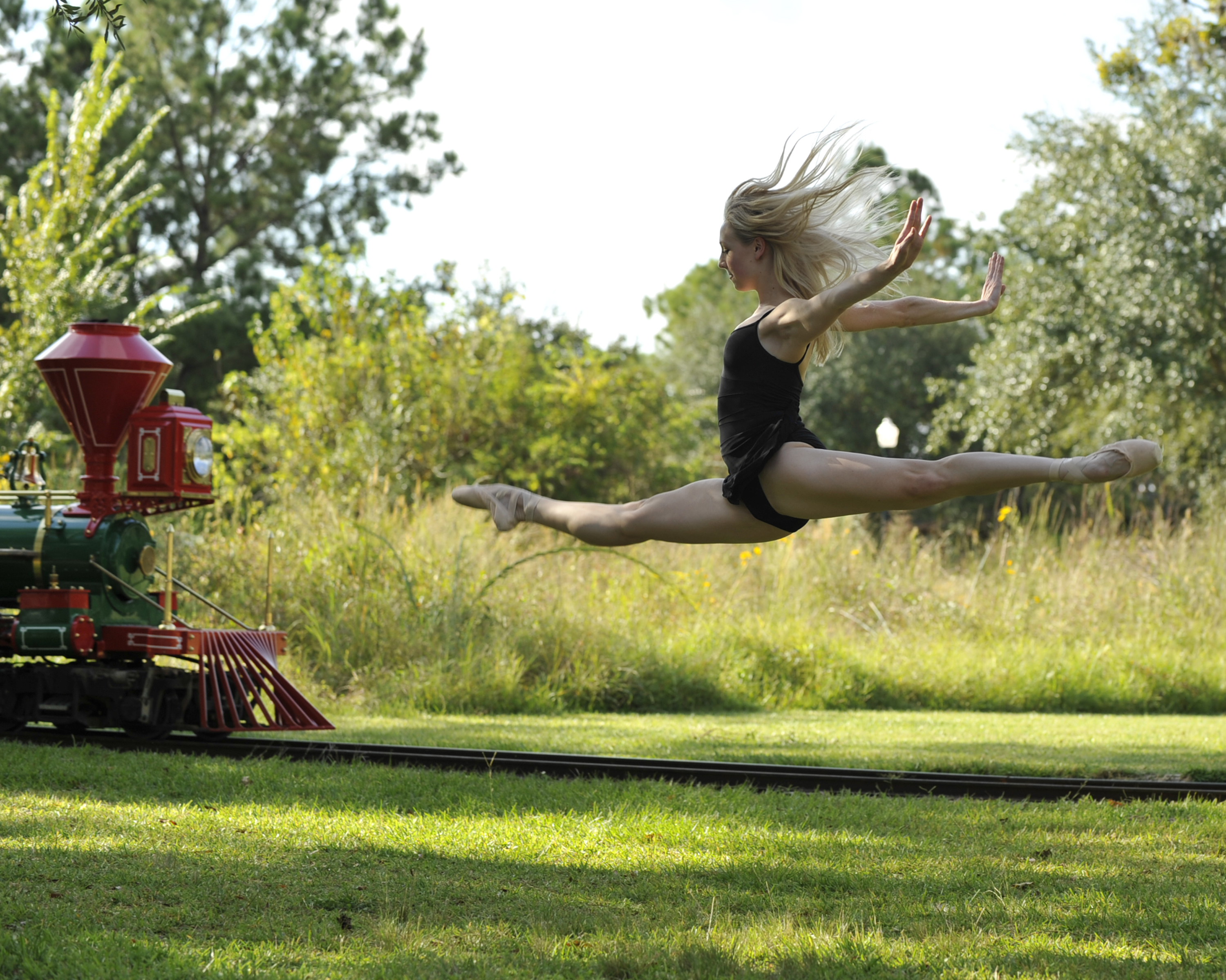 Dancing in Hermann Park