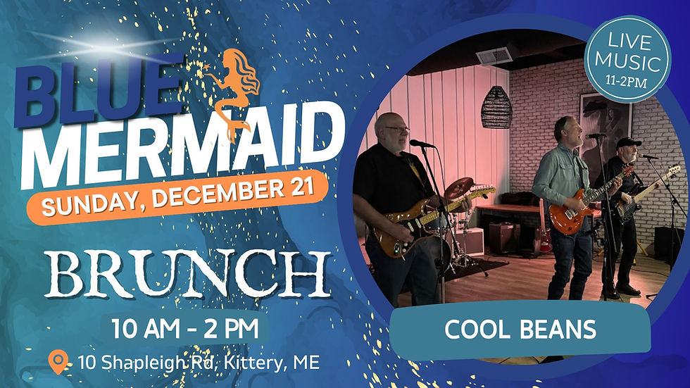 Blue Mermaid Brunch featuring Cool Beans