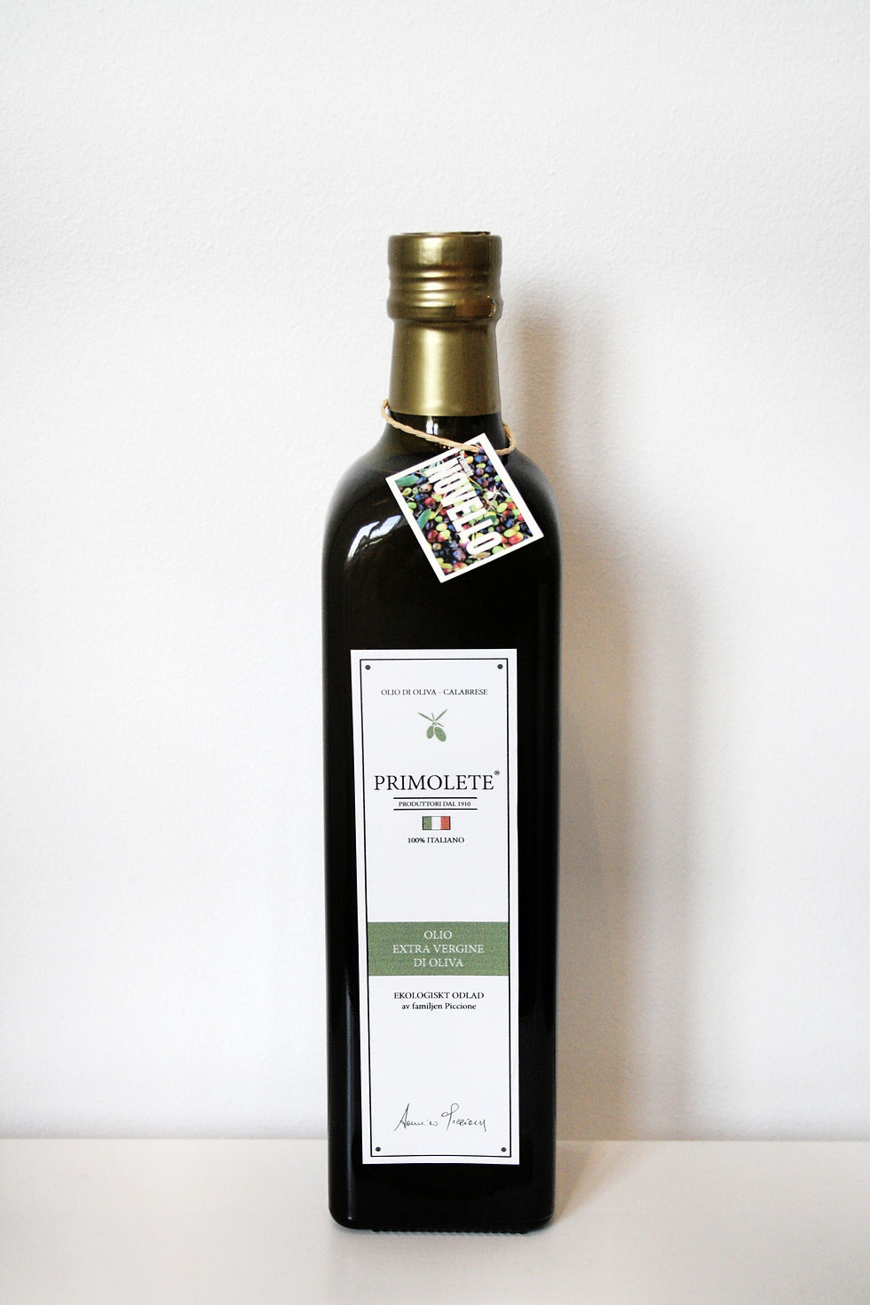 Kallpressad ofiltrerad Extra jungfrulig olivolja 75 cl