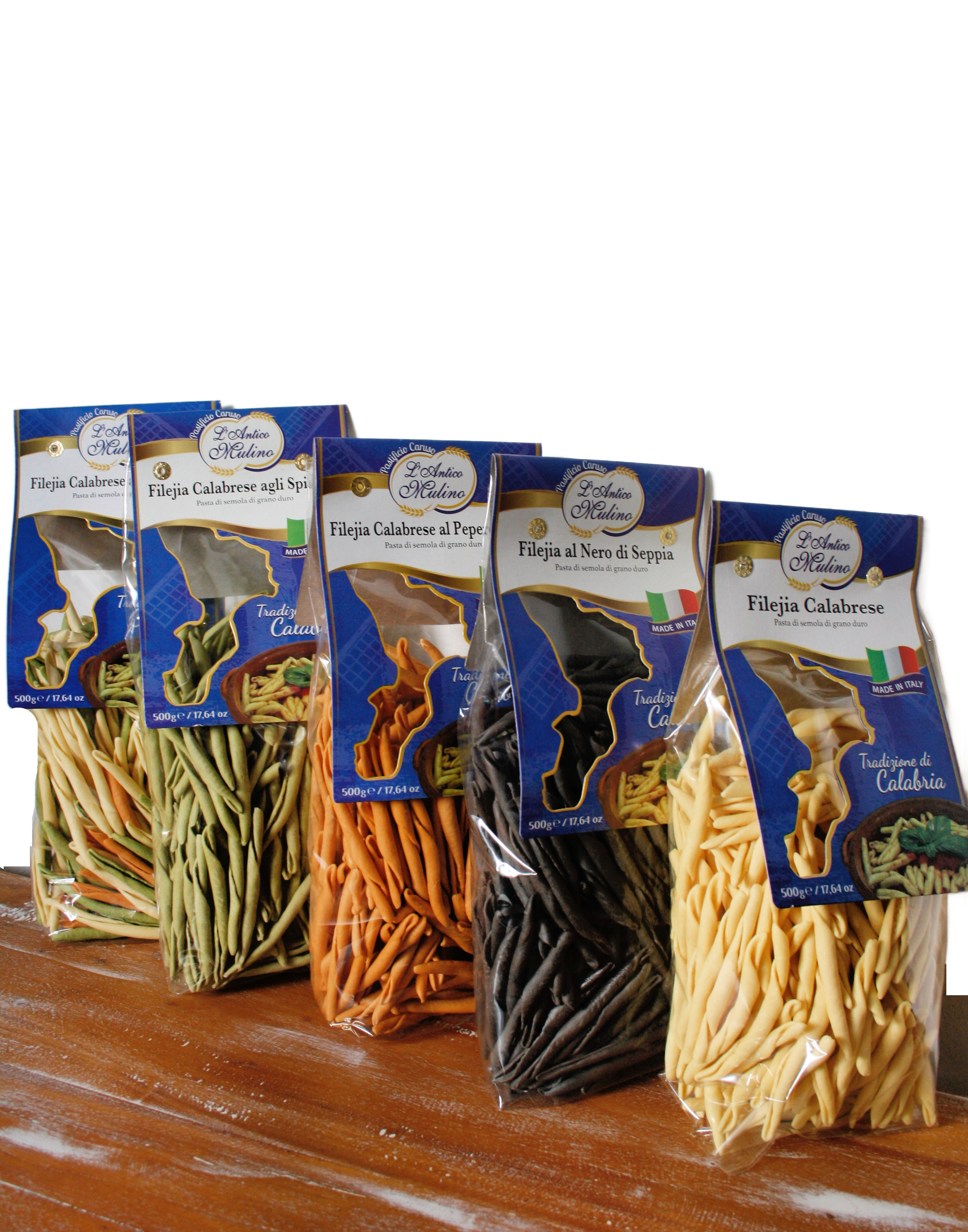 Paketpris! 5 st pasta Fileija 500g netto för 245 kr! Välj själv dina favoriter