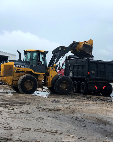 Debris removal, hauling service, dump trailer