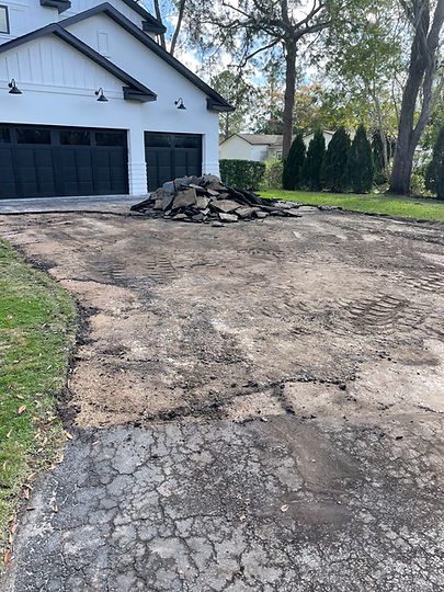 Asphalt removal, concrete removal, driveway removal