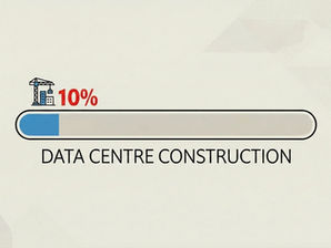 Only about one in ten planned data centers is actually under construction