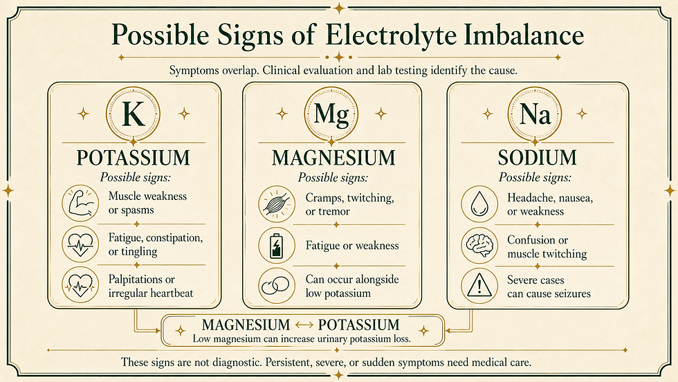 What are the Signs of Electrolyte Imbalance?
