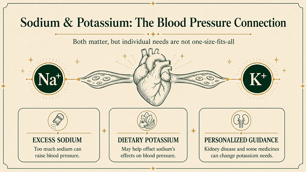 Sodium and Potassium the Blood Pressure Connection