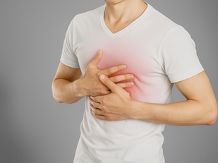 Low stomach acid is causing heartburn and refulx.