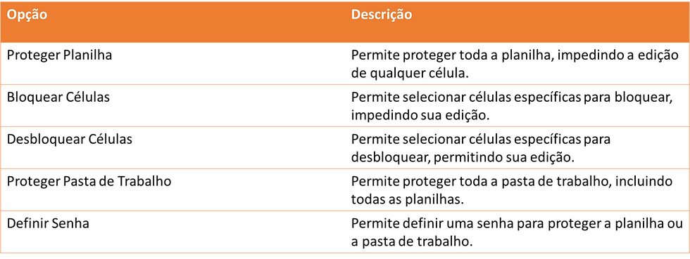 Dicas de como proteger planilha em Excel